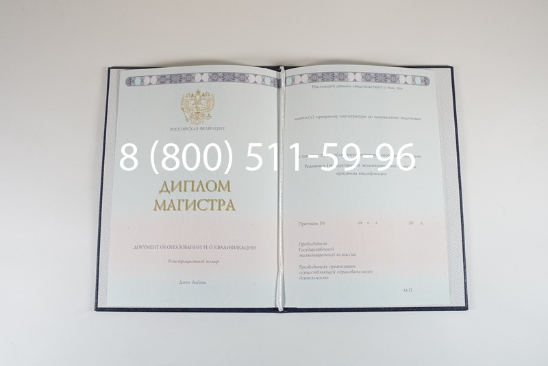 Диплом магистра 2014-2024 года в Москве